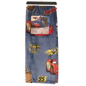 Disney Pixar CARS Preschool School Plush Throw 40" x 50" Lightning Mcqueen Mater